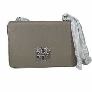 Tory Burch Britten Leather Adjustable Shoulder Bag